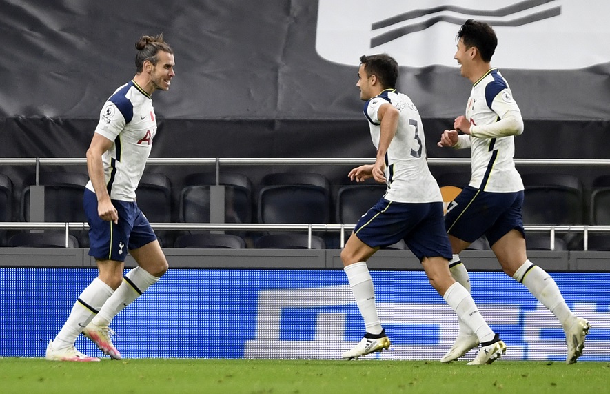 Gareth Bale marque son premier but à Tottenham Hotspur